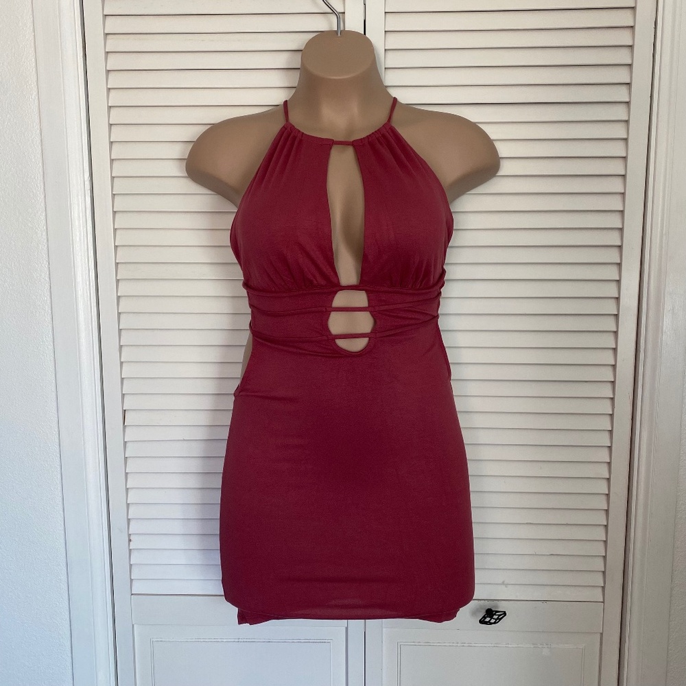 Fashion Nova Pink Sexy Mini Dress